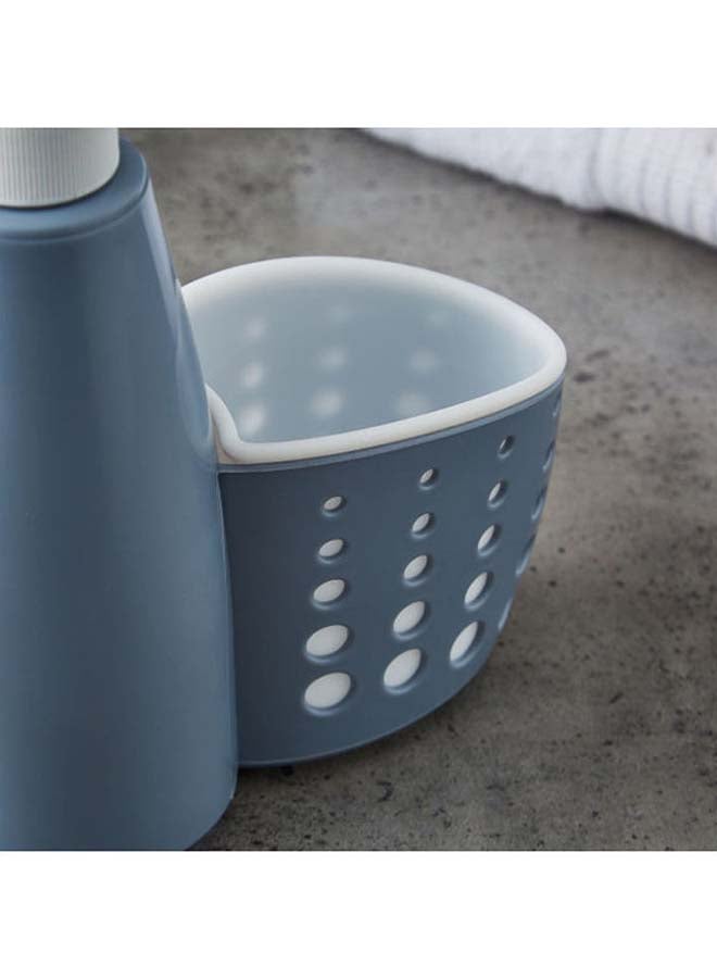 Home Box - Agace Soap Dispenser With Holder Grey/White 19x16x7cm - Image 1