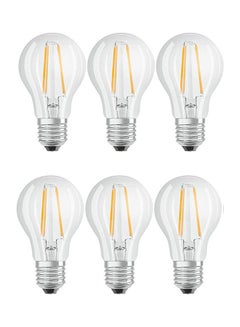 Osram 6-Piece LED Classic Filament Screw Bulb Warm White 