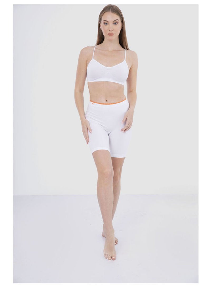 Carina Cotton Short Sport - N- White - Image 1