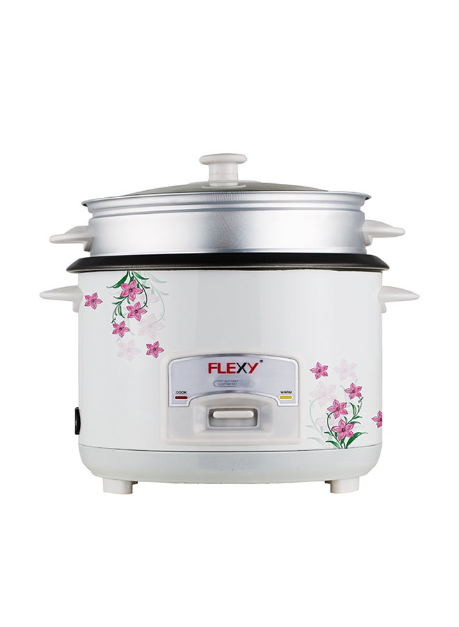 Flexy Electric Rice Cooker 1.8 L 700.0 W FH1800RID White/Silver/Pink - Image 1