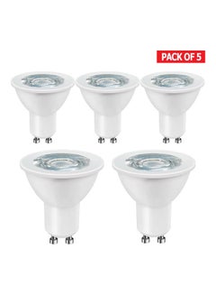 Osram 5-Piece GU10 LED Spotlight Pack White 53x50mm  - Image 1