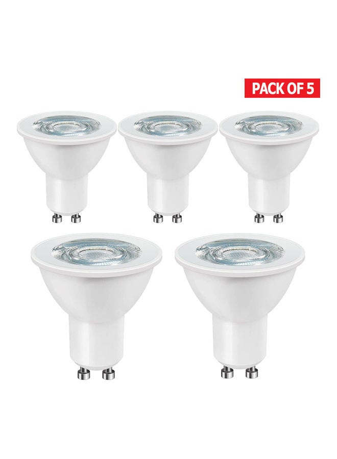 OSRAM 5-Piece GU10 LED Spotlight Pack White 53x50mm - Image 1