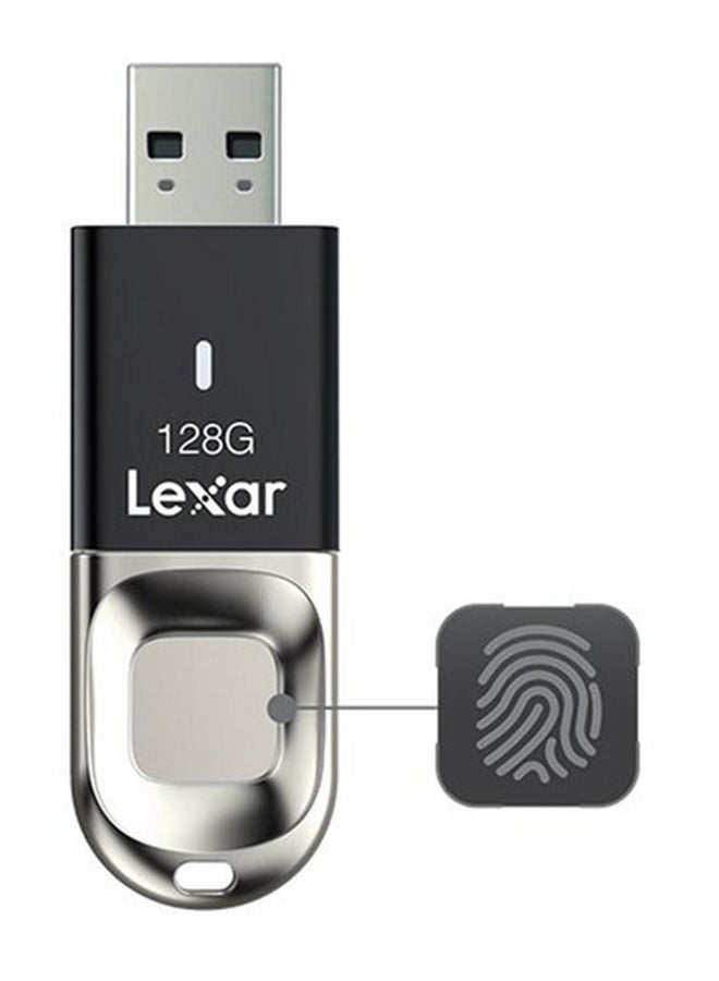 ليكسار فلاش درايف جامب درايف بمنفذ USB 3.0، وبصمة الإصبع. 128 GB  - Image 3