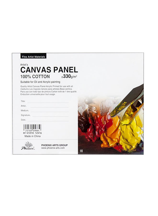 فينيكس لوحة قماشية للفنانين مستطيلة الشكل بلمسة نهائية خشنة