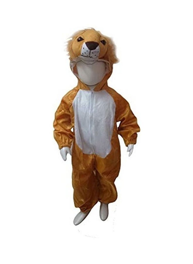 زي تنكري فاخر للأطفال على شكل حيوان الأسد شير من BookMyCostume 12x10x4بوصة - Image 1