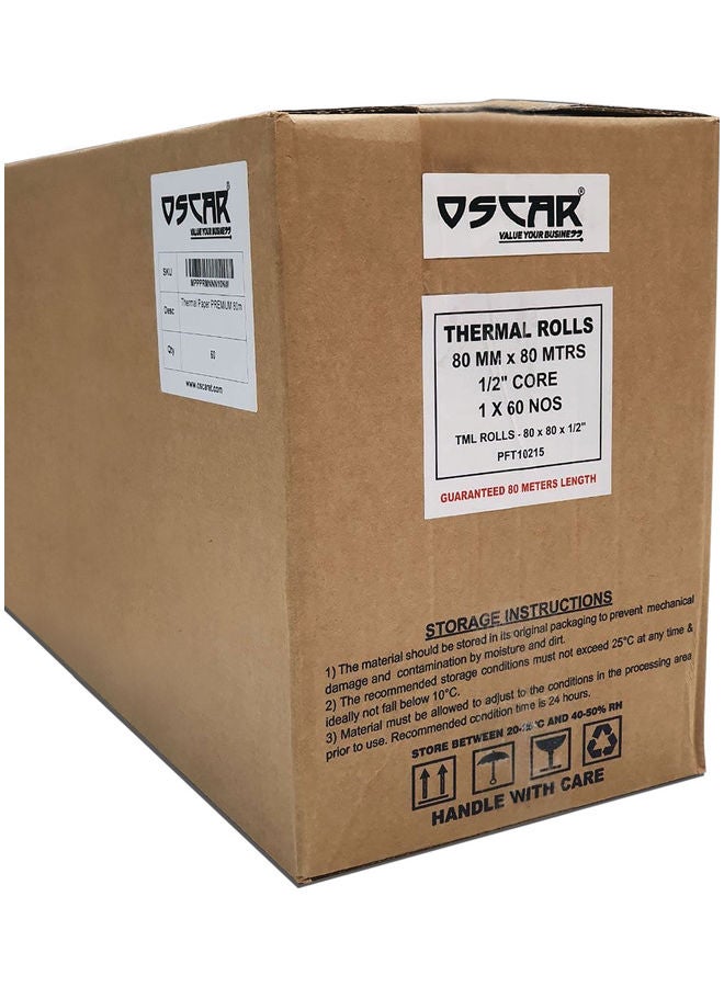 Oscar - Set Of 30 Thermal POS Paper Rolls - Image 1