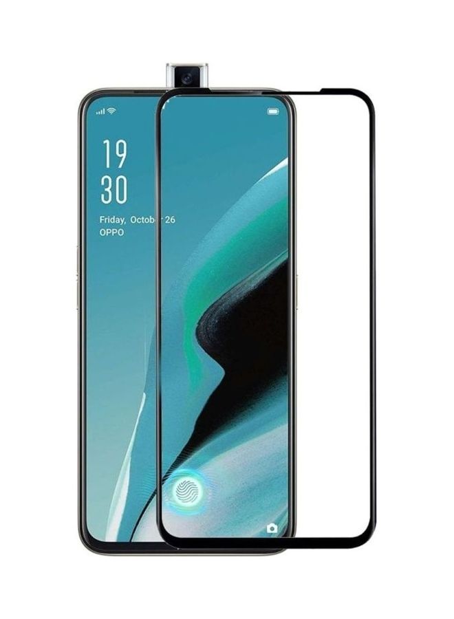 BORTONY Tempered Glass Screen Protector For Oppo Reno2 Clear/Black - Image 1