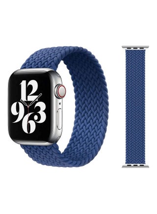 Braided Solo Loop Replacement For Apple Watch Strap Blue - v1627469642/N49560898A_1