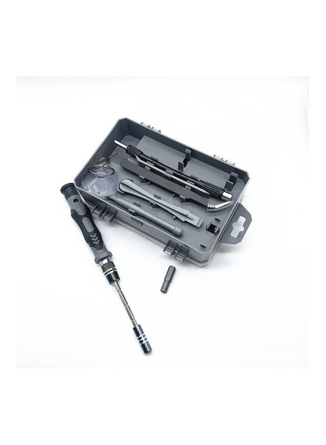 Generic Screwdriver And 115-Piece Bit Set Grey  - Image 2