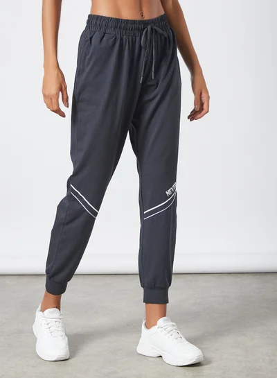 zivame Activewear Knee Tape Sweatpants Navy