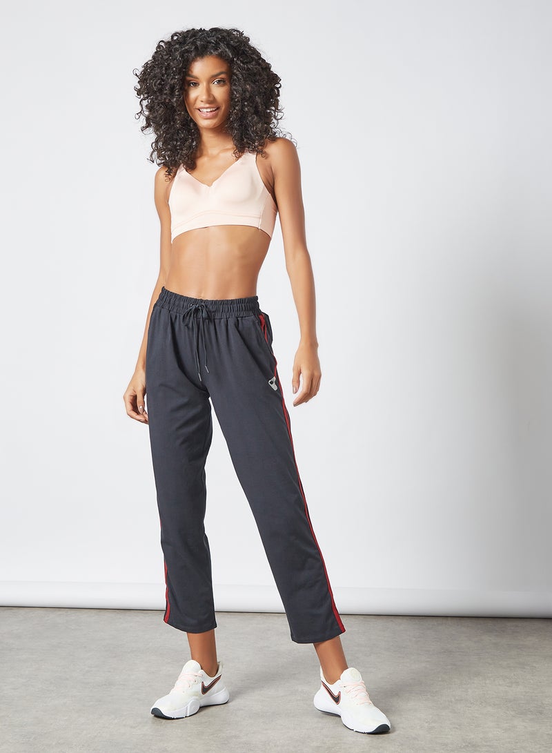 zivame - Activewear Side Tape Track Pants Navy - Image 1