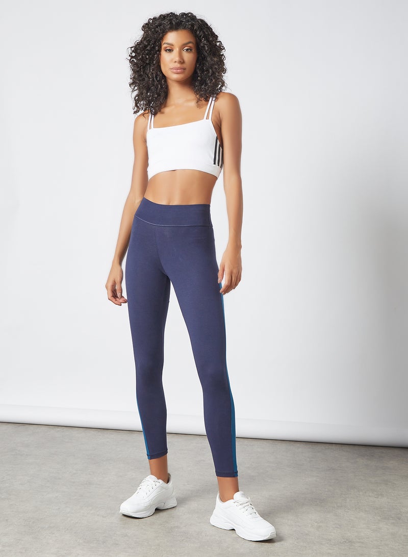 zivame Activewear Colorblock Tights Blue  - Image 2