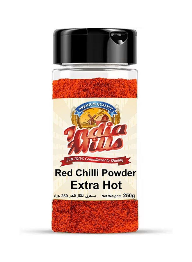 India Mills - Red Chilli Powder Jar Extra Hot 250grams - Image 1