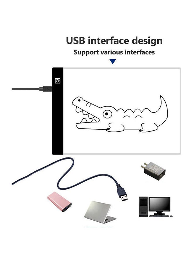 Electric USB LED Light Drawing Board White  - Image 5
