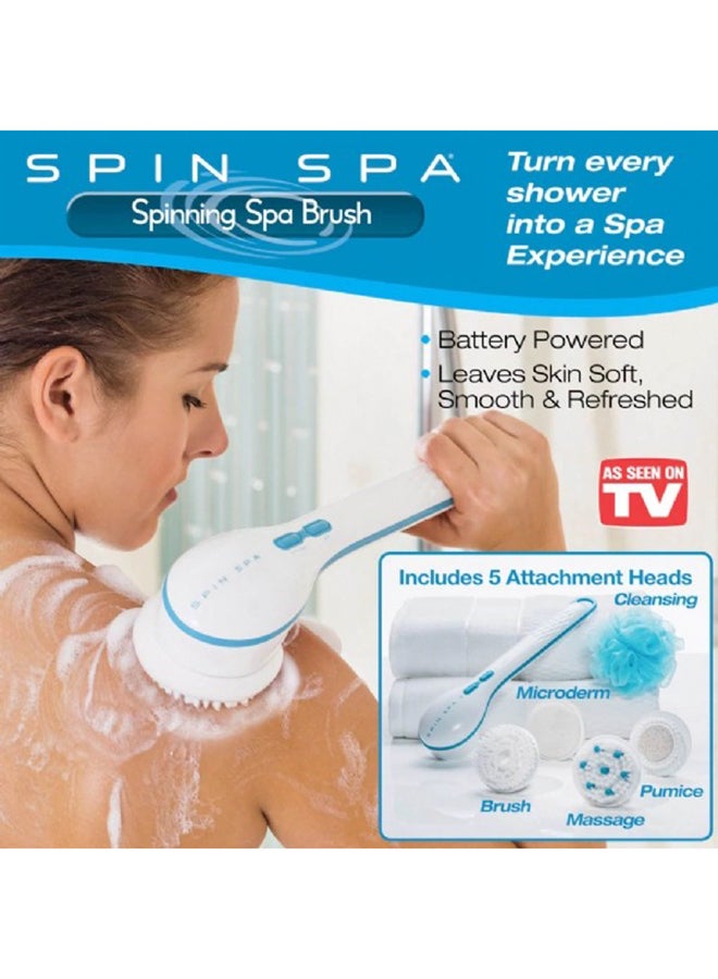 Spin Spa 5 Piece Body Brush Attachment Set Multicolour - Image 3