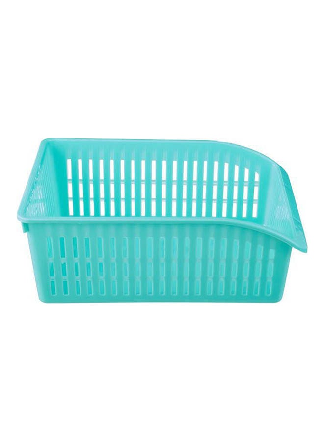 Generic - Plastic Rectangle Refrigerator Drawer With Pull Grip     Dark Turquoise Blue - Image 1