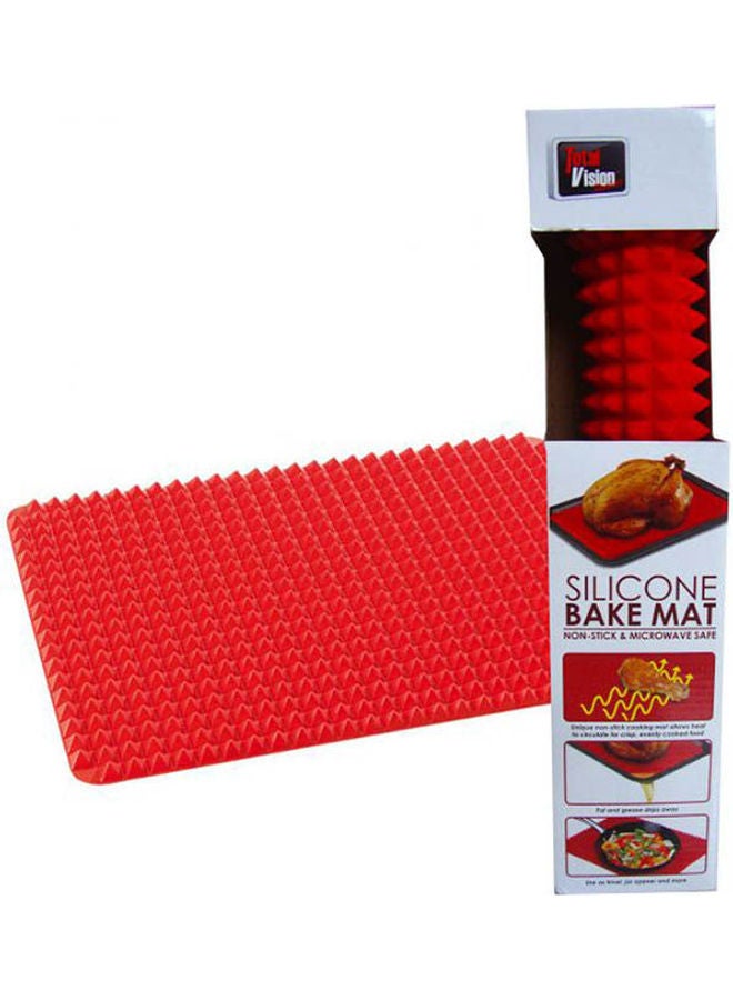 Silicone Cooking Bake Mat Red  - Image 2