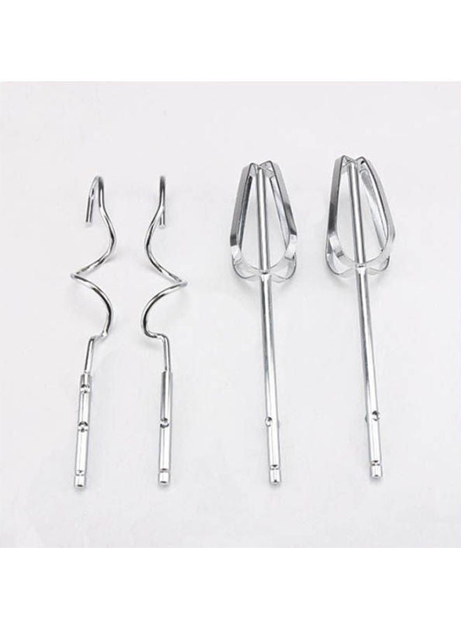 خلاط يدوي كهربائي من الستانلس ستيل من شيتوماكس ب7 سرعات، لصنع الكعك وخفق البيض فضي - Image 2