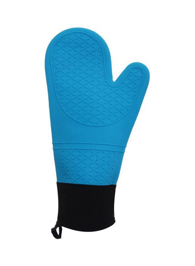 Heat Resistant And Water Proof Silicon Gloves Blue