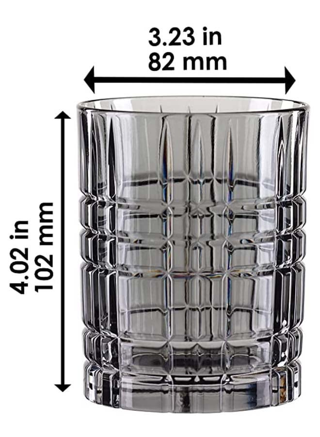 Nachtmann - Elegant Highland Tumbler Smoke Grey 82 x 102mm - Image 1