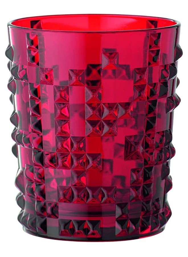 Nachtmann Elegant Punk Tumbler Ruby Red 3.5 x 4inch 