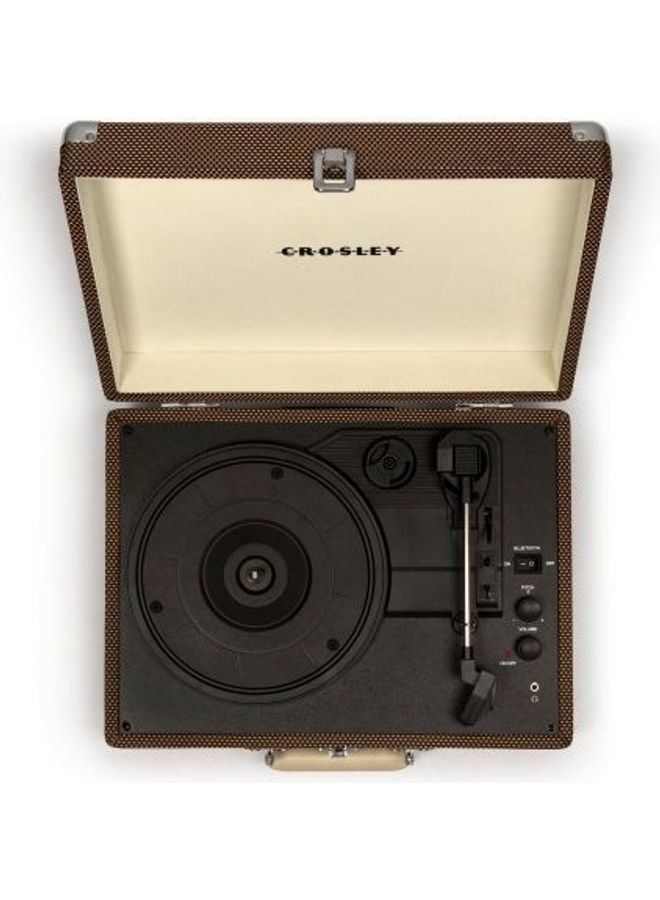 Crosley Portable Cruiser 3-Speed Turn Table CR8005D-TW4 Brown  - Image 3