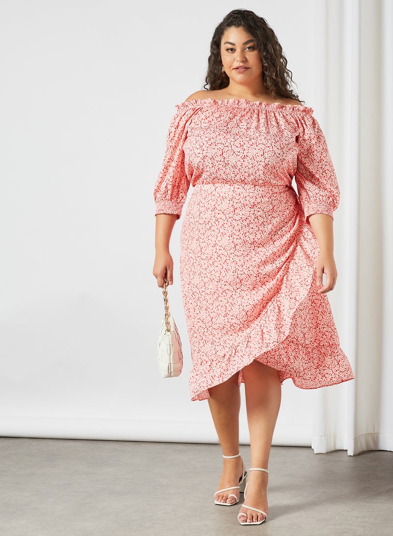 Plus Size Wrap Skirt Pink - v1627486850/N44923733V_2