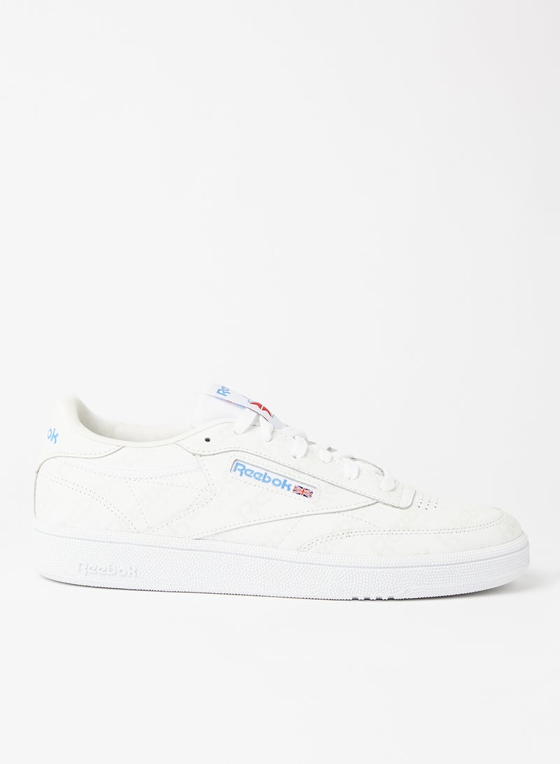 Reebok - Club C 85 Low Top Sneakers White/True Grey/Blue - Image 1