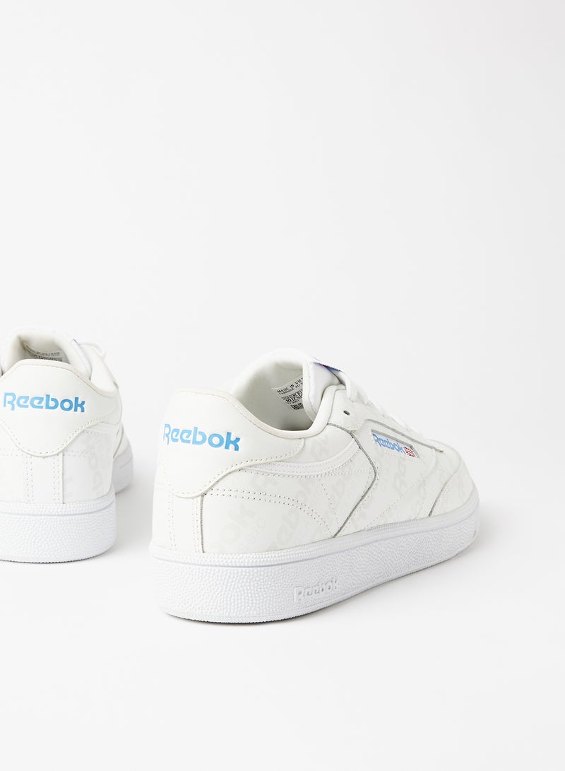 Reebok - Club C 85 Low Top Sneakers White/True Grey/Blue - Image 1