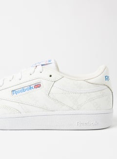 Reebok Club C 85 Low Top Sneakers White/True Grey/Blue  - Image 4