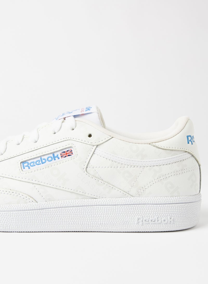 Reebok - Club C 85 Low Top Sneakers White/True Grey/Blue - Image 1