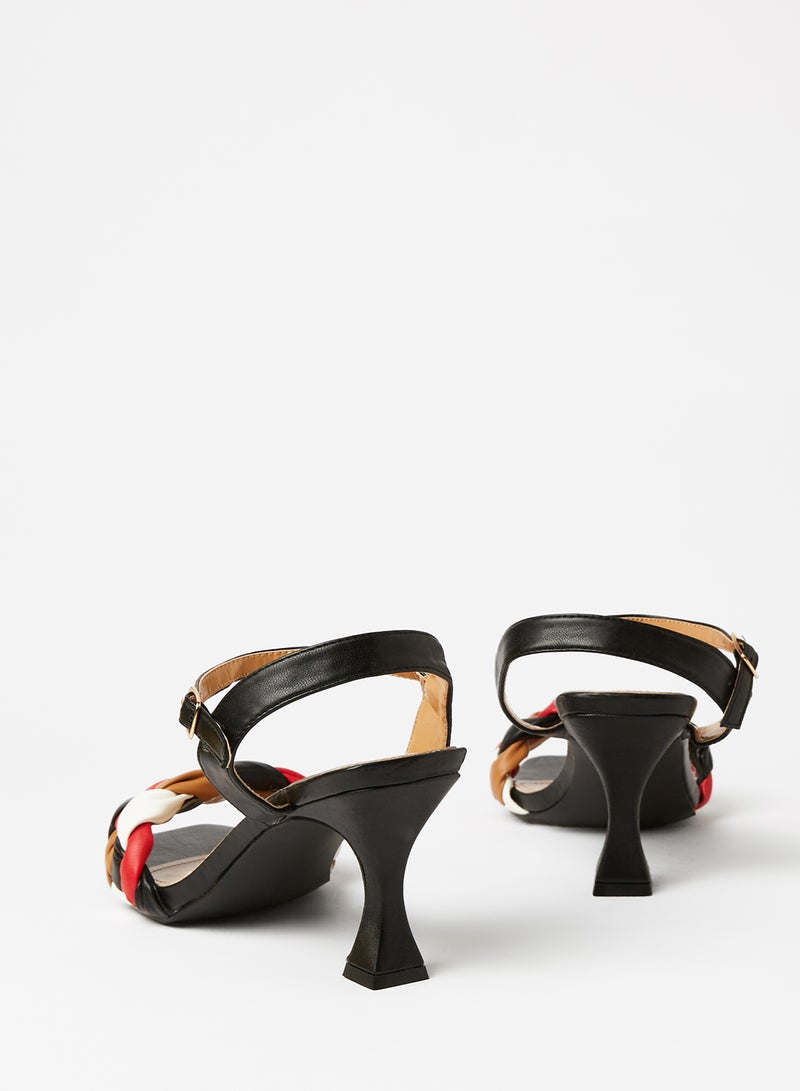 Jove Buckle Closure Casual Sandals Multicolour  - Image 3