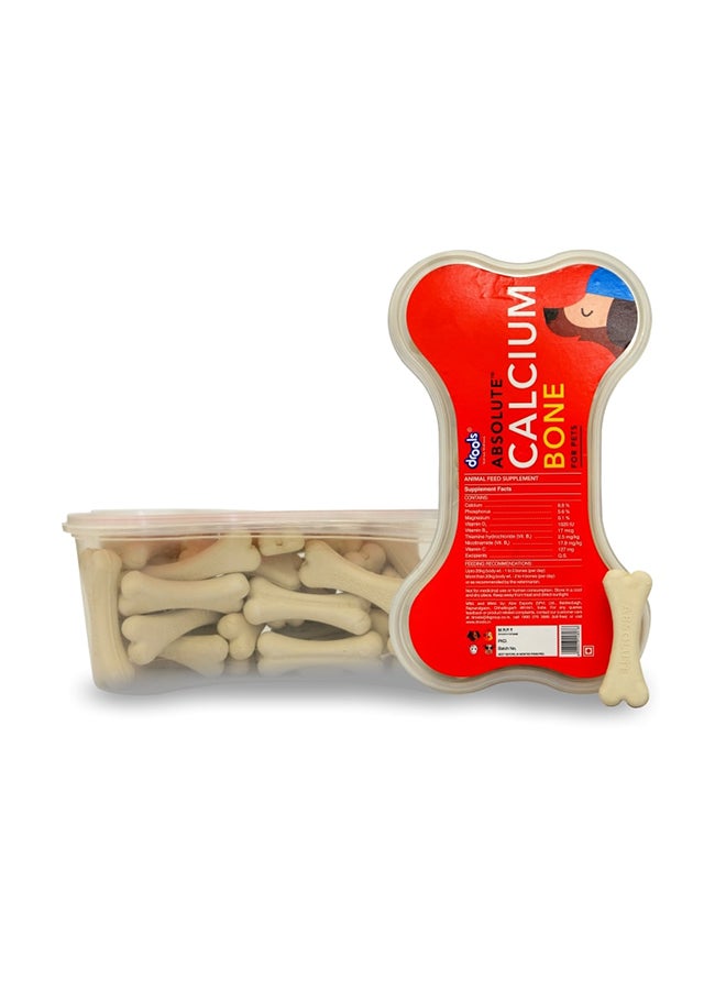 Drools Absolute Calcium Bone Jar Dog Supplement Treat 20 Pieces 300grams - Image 1
