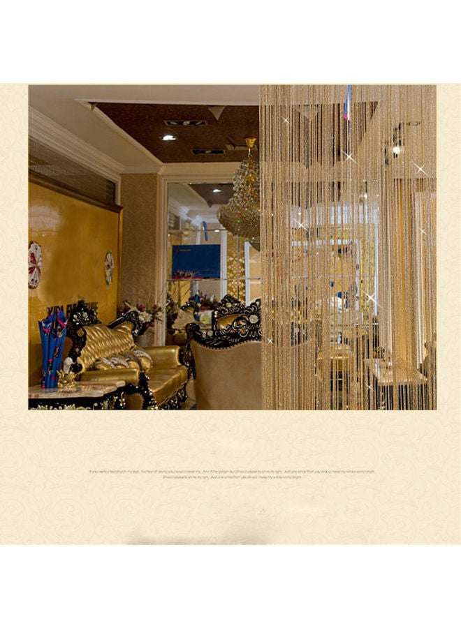 ستارة بتصميم أشرطة للباب ذهبي - Image 3