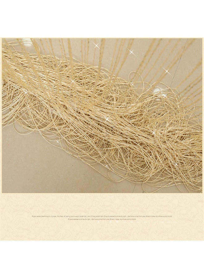 ستارة بتصميم أشرطة للباب ذهبي - Image 5