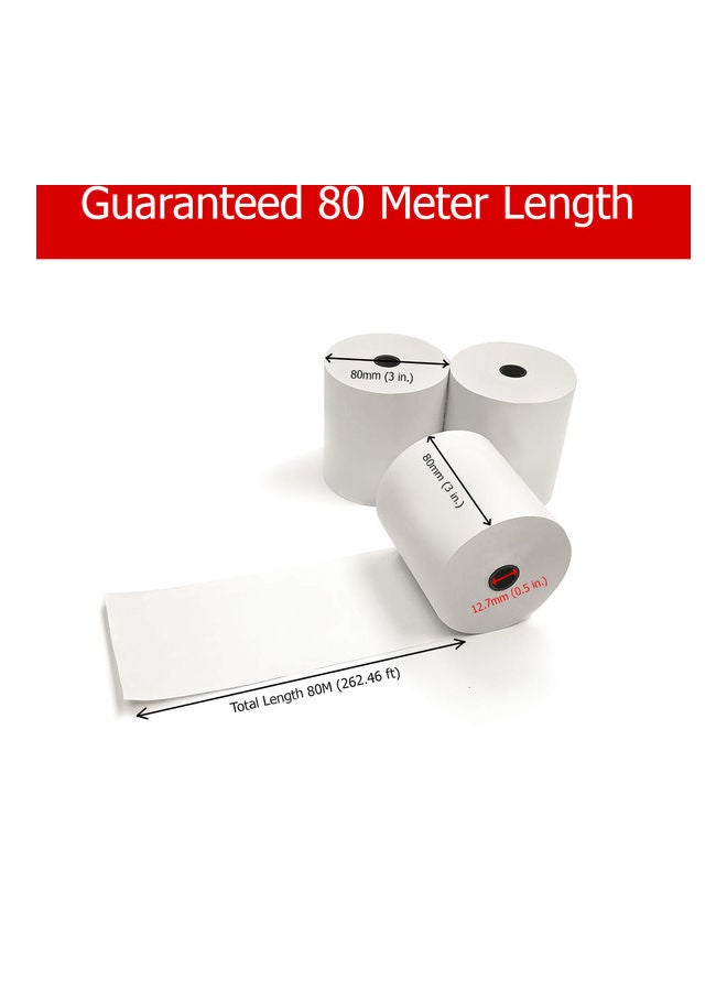 Oscar Set Of 10 Thermal POS Paper Rolls  - Image 3