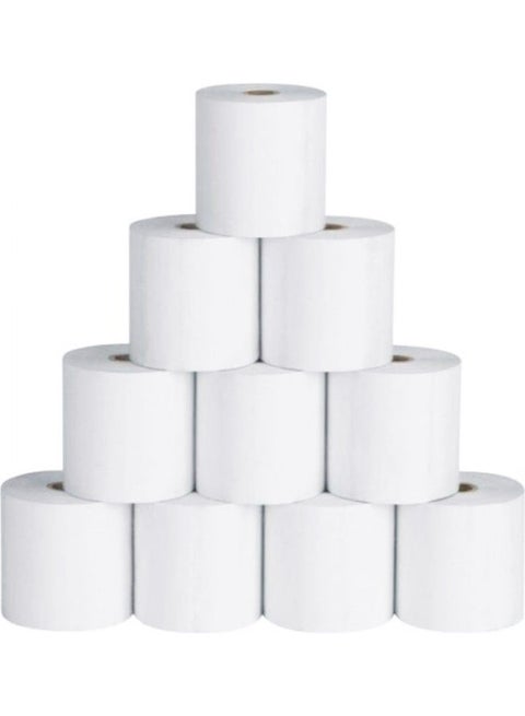 Set Of 10 Thermal POS Paper Rolls