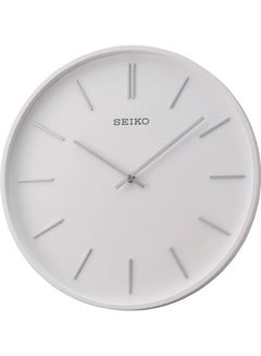 Seiko Simple Analog Wall Clock White 