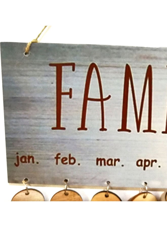 Special Date Planner Board Hanging Decor Multicolour - Image 2
