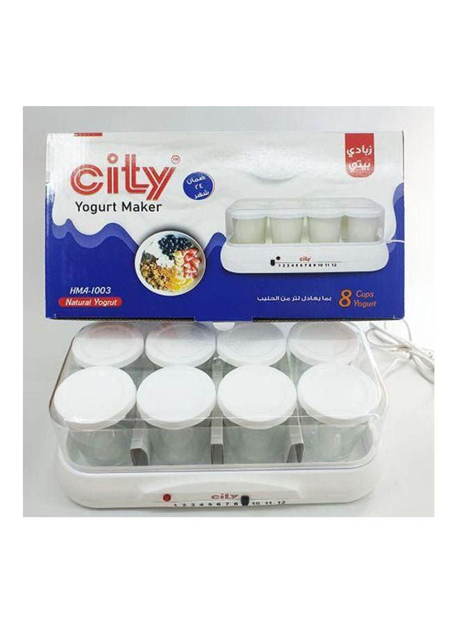 Generic - Yogurt Making Machine At Home 1 Liter Of Milk Makes 8 Cups Of Yogurt Multicolour - Image 1