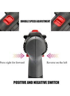 Generic 36V Electric Impact Drill With 2 Battery Red/Black  - Image 5