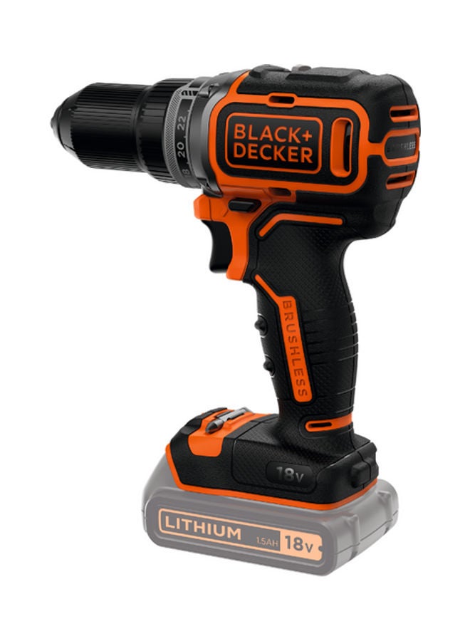 Cordless Brushless Drill Driver 2 Gear 18V Li-Ion (Battery Not Included) BL186N-XJ Orange/Black - v1627490611/N49573206A_2