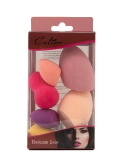 COLIER 6-Piece Various Shape Foundation Sponge Multicolour  - Image 1