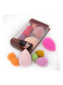 COLIER 6-Piece Various Shape Foundation Sponge Multicolour  - Image 3