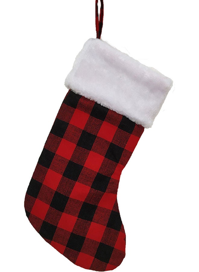 Candy Stocking Classic Plaid Pattern Reusable Tote Bag Multicolour  - Image 1