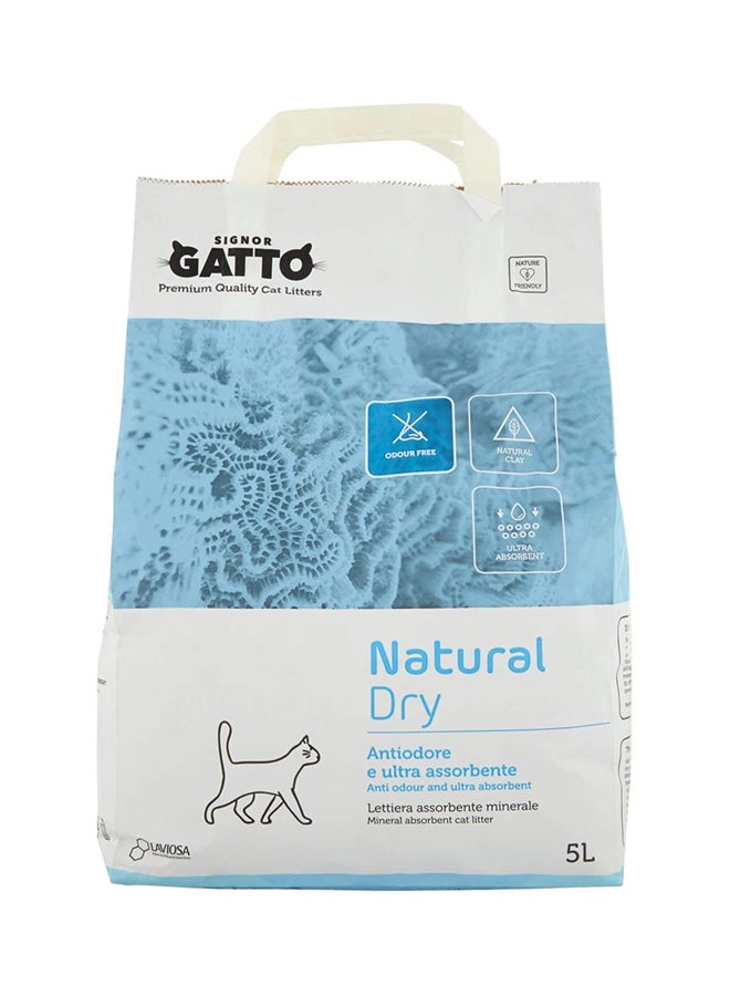 سيجنور جاتو فضلات جافة طبيعية 5L (÷ 4,25 Kg)كيلوجرام - Image 1