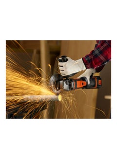 BLACK+DECKER Cordless Angle Grinder Power Tool 18V 125mm BCF720N-XJ Orange/Black 125mm  - Image 3