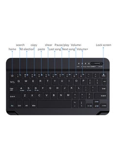 Kaku Wireless Smart Arabic and English Keyboard Black  - Image 4