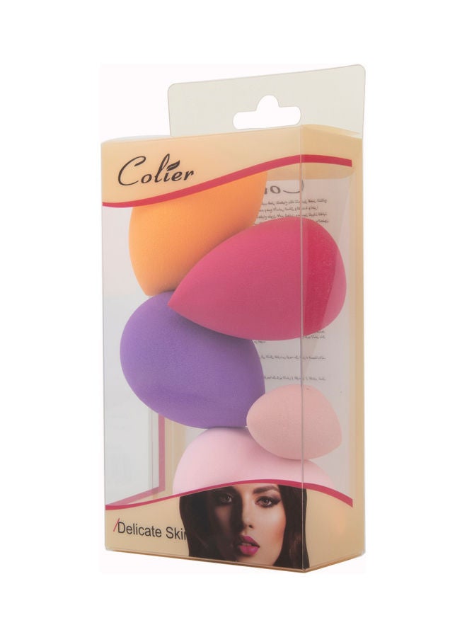 COLIER - 5-Piece Various Shape Foundation Sponge Multicolour - Image 1