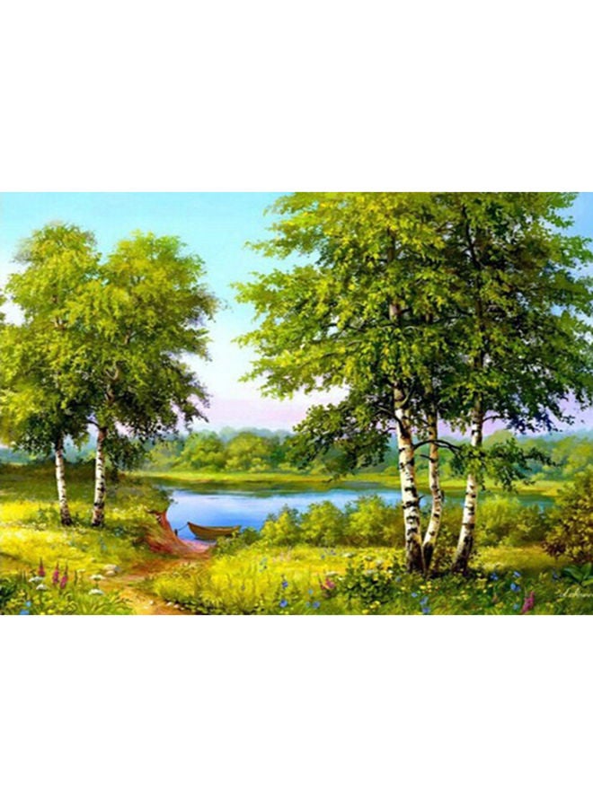 مجموعة رسم ماسية أخضر/ أسود/ وردي  - Image 1